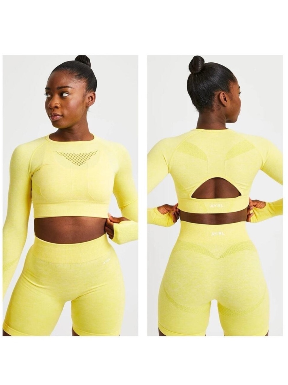 AYBL Butter Yellow Workout Top